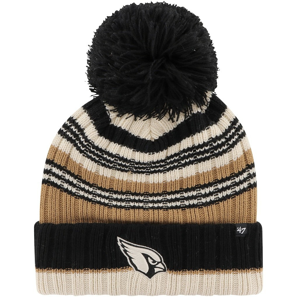 '47 Women's Barista Cuffed Knit Hat with Pom - Arizona Cardinals