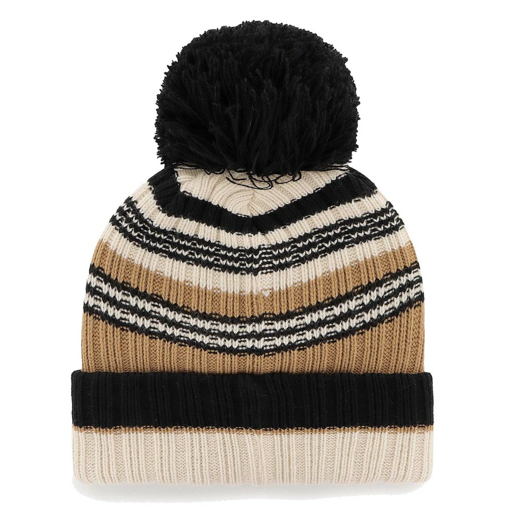 '47 Women's Barista Cuffed Knit Hat with Pom - Cleveland Browns