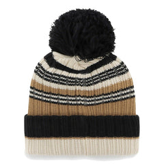 '47 Women's Barista Cuffed Knit Hat with Pom - New York Giants