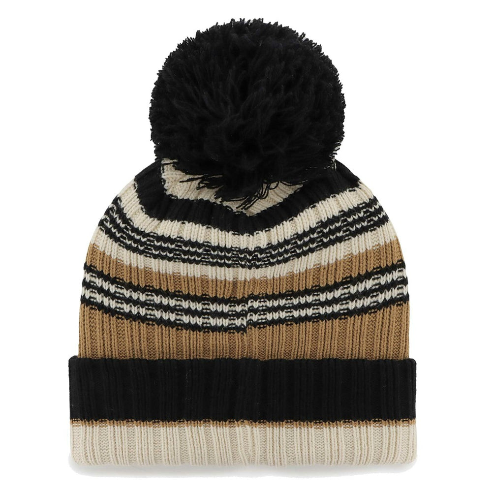 '47 Women's Barista Cuffed Knit Hat with Pom - New York Jets