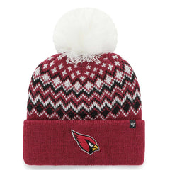'47 Women's Elsa Cuffed Knit Hat with Pom - Arizona Cardinals