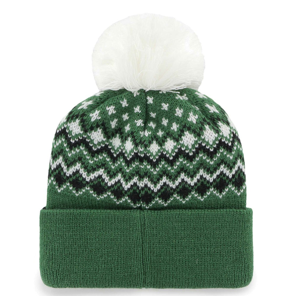 '47 Women's Elsa Cuffed Knit Hat with Pom - New York Jets