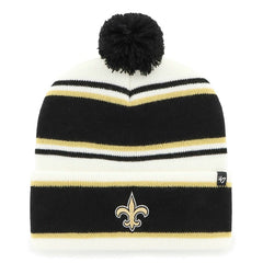 '47 Youth Stripling Cuffed Knit Hat with Pom - New Orleans Saints