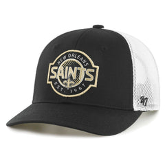 '47 Youth Scramble Adjustable Trucker Hat - New Orleans Saints