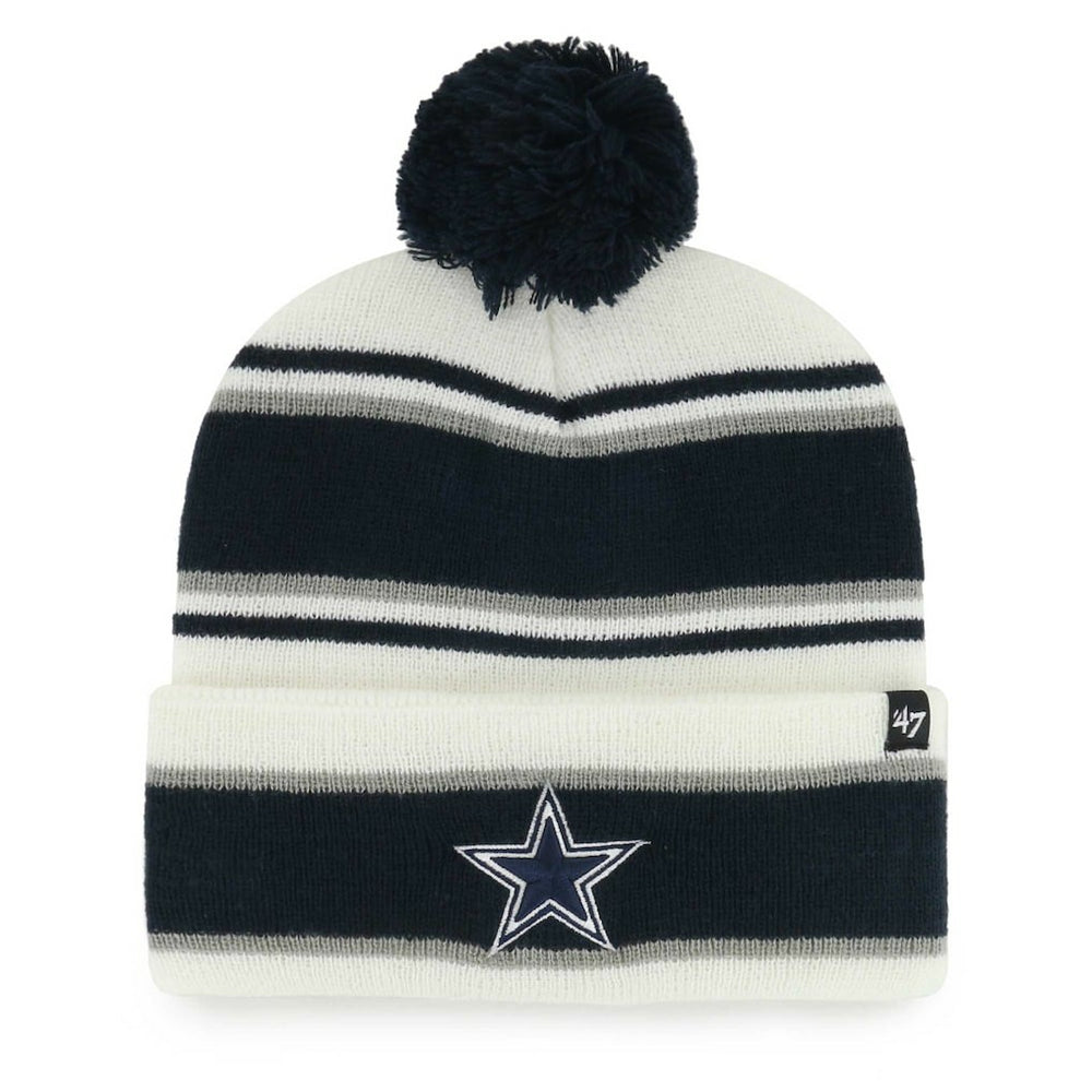 '47 Youth Stripling Cuffed Knit Hat with Pom - Dallas Cowboys