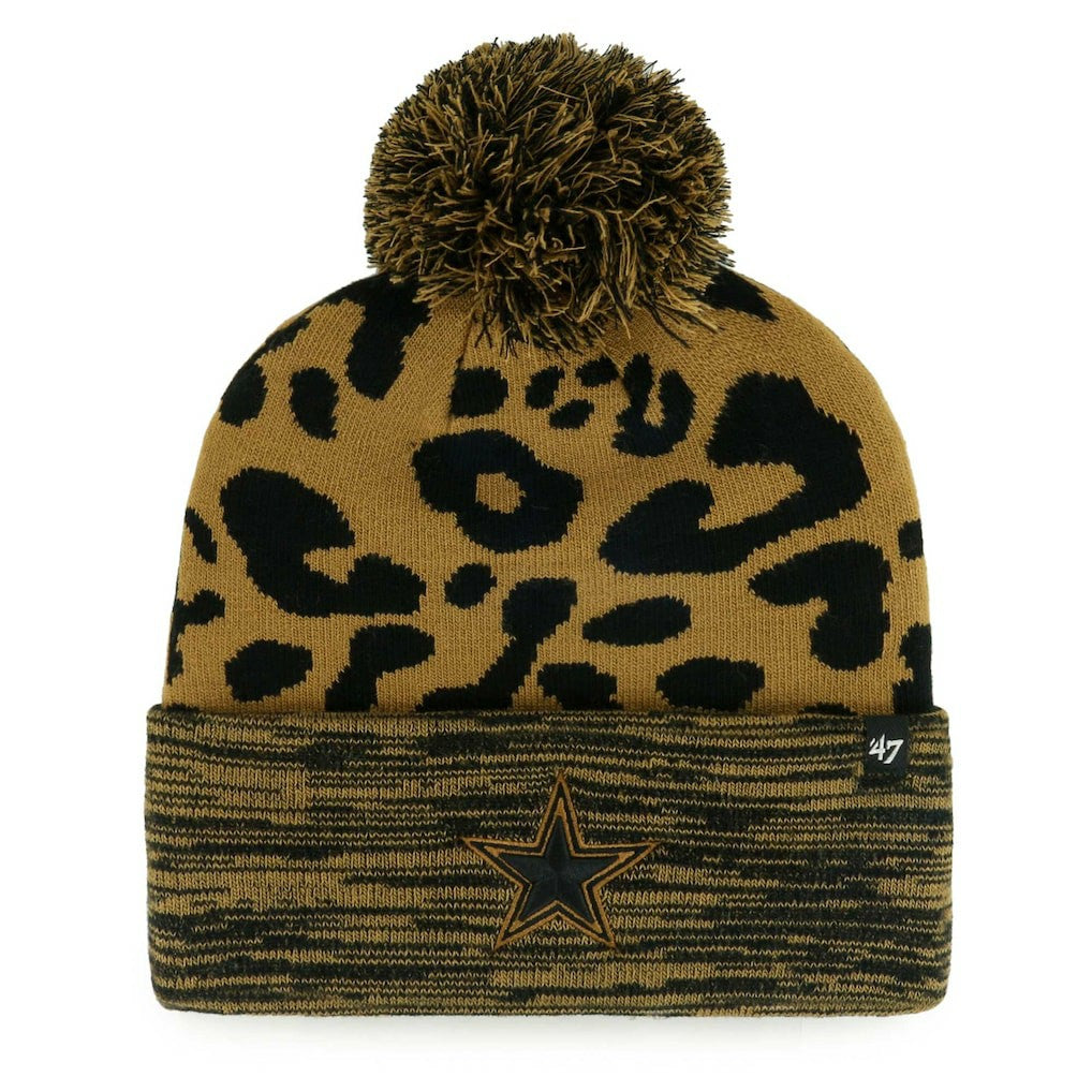 '47 Women's Rosette Cuffed Knit Hat with Pom - Dallas Cowboys