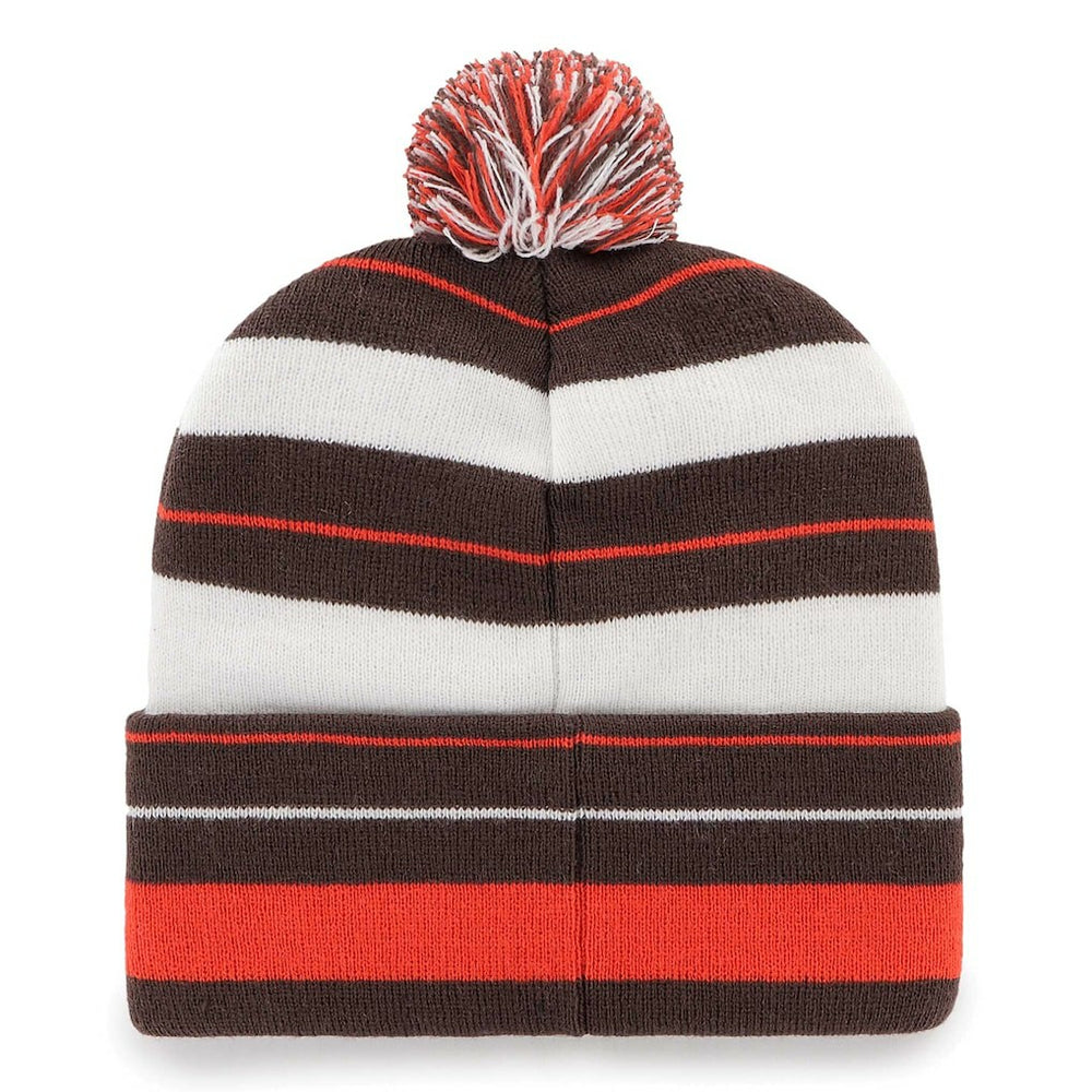 '47 Powerline Cuffed Knit Hat with Pom - Cleveland Browns