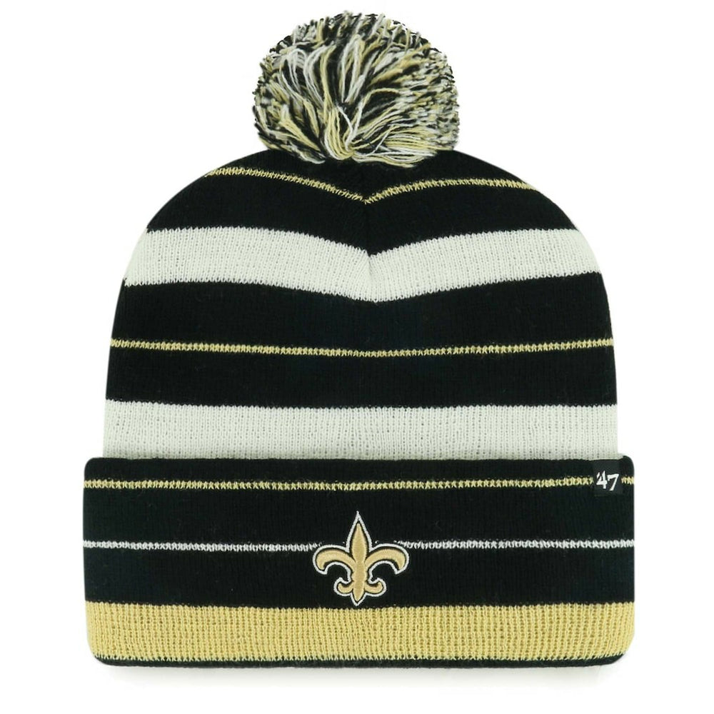 '47 Powerline Cuffed Knit Hat with Pom - New Orleans Saints
