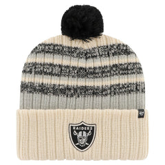 '47 Tavern Cuffed Knit Hat with Pom - Las Vegas Raiders