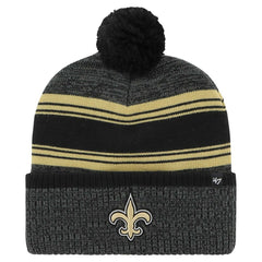 '47 Fadeout Cuffed Knit Hat with Pom - New Orleans Saints