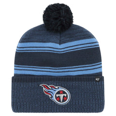 '47 Fadeout Cuffed Knit Hat with Pom - Tennessee Titans