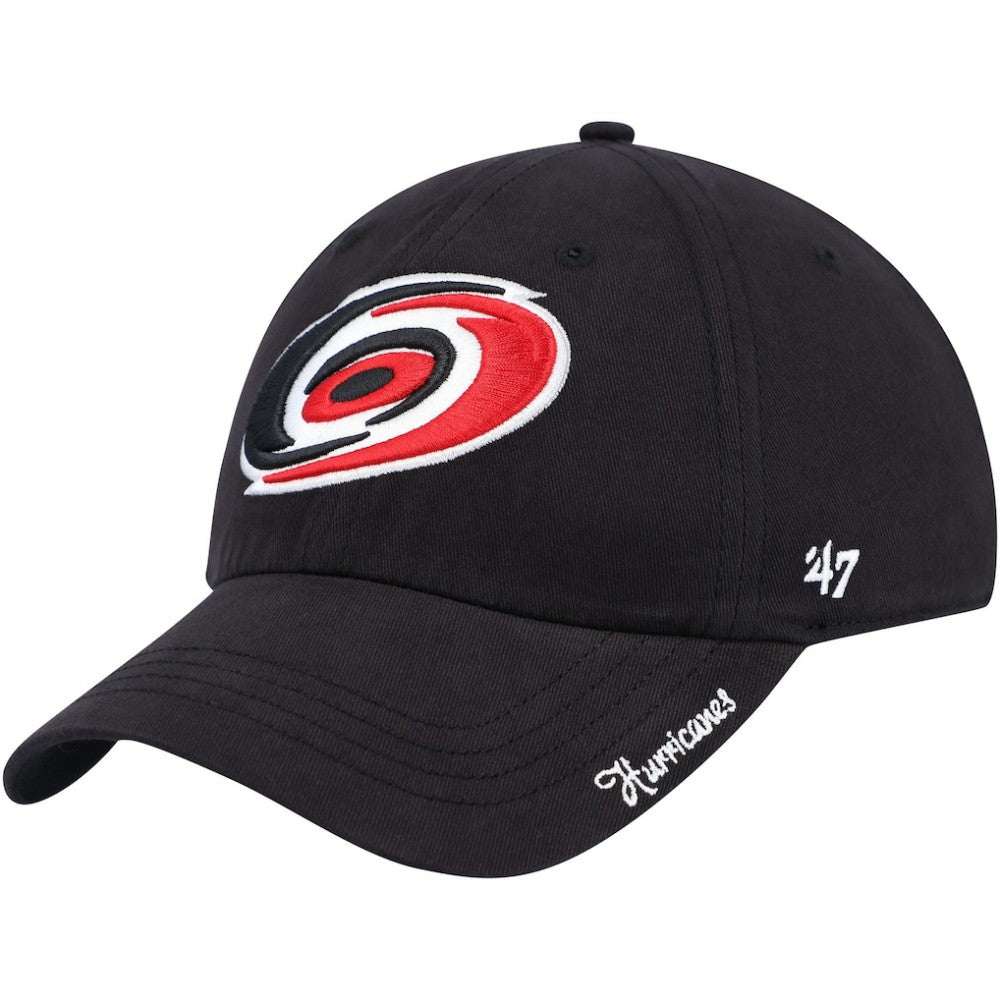 NHL Black Carolina Hurricanes '47 Women's Miata Clean Up Adjustable Hat