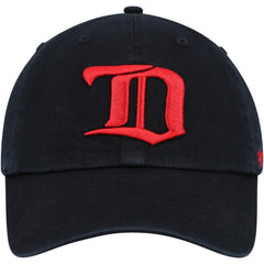 NHL Black Detroit Red Wings '47 Clean Up Adjustable Hat