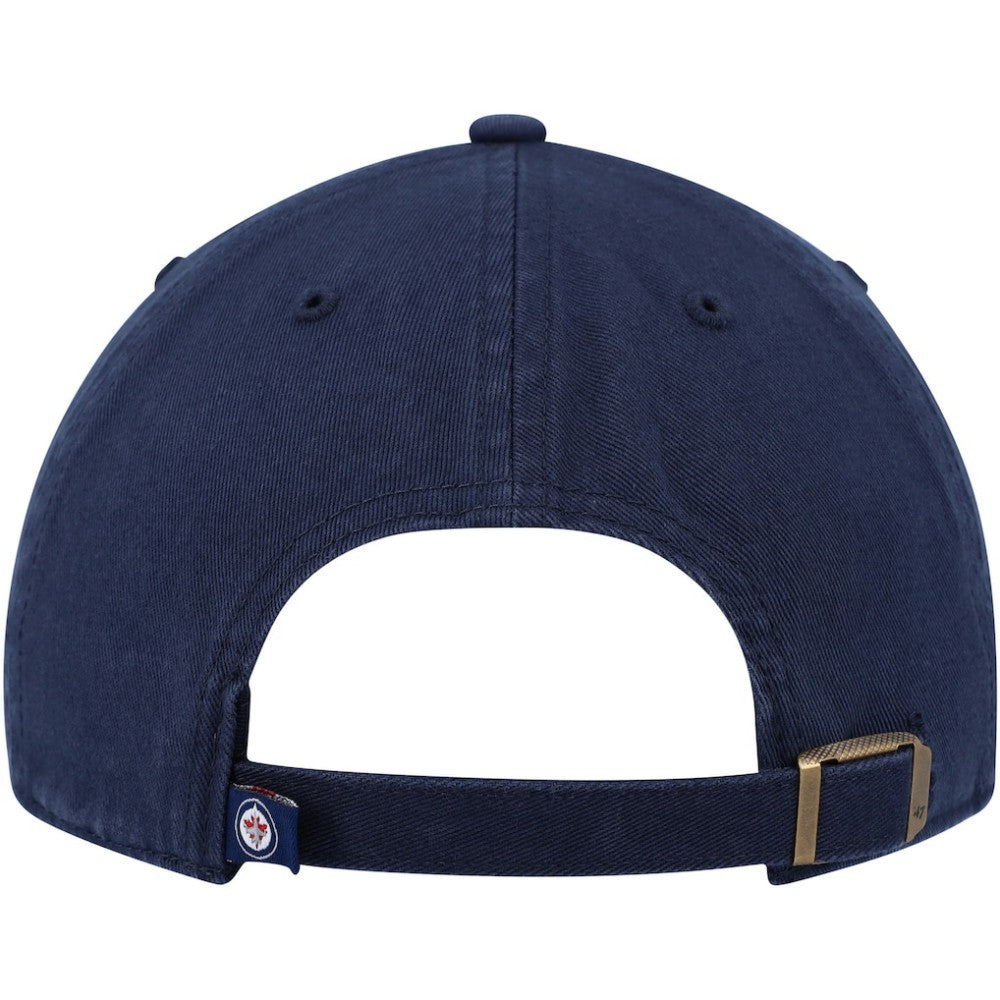 NHL Navy Winnipeg Jets '47 Clean Up Adjustable Hat