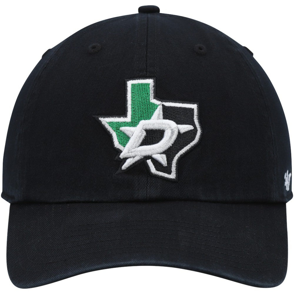 NHL Black Dallas Stars '47 Clean Up Adjustable Hat