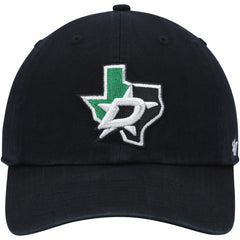 NHL Black Dallas Stars '47 Clean Up Adjustable Hat