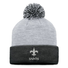 Women's Cuffed Knit Hat with Pom - New Orleans Saints