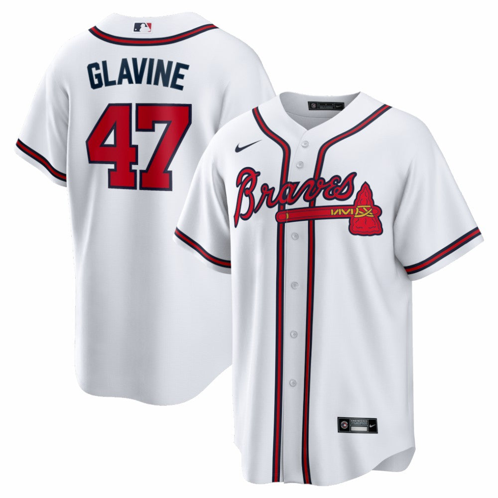 MLB Tom Glavine Atlanta Braves Nike Home Retired Player Replica Jersey