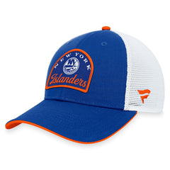 NHL Royal/White New York Islanders Fanatics Fundamental Adjustable Hat