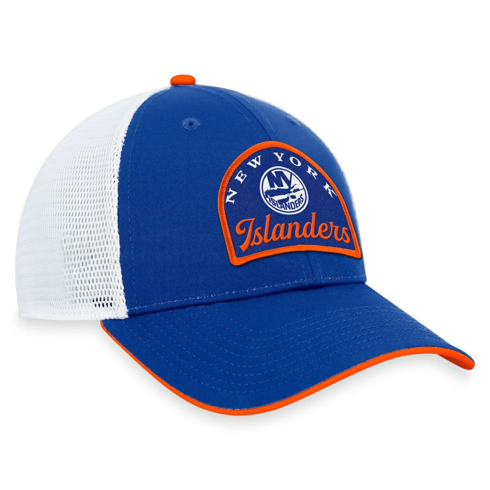 NHL Royal/White New York Islanders Fanatics Fundamental Adjustable Hat
