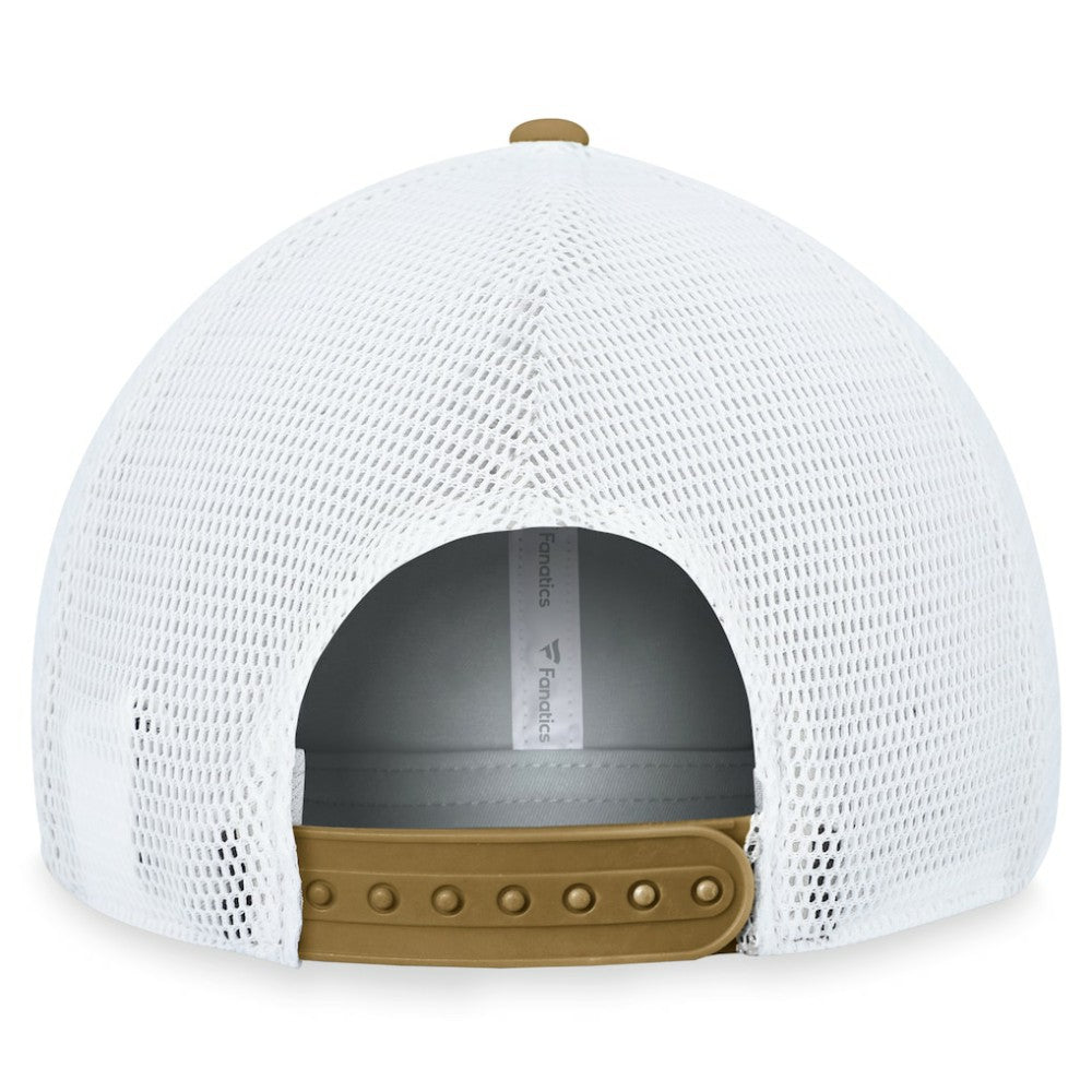 NHL Black/White Vegas Golden Knights Fanatics Fundamental Adjustable Hat