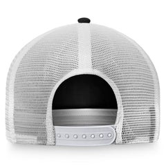 NHL Black/White Pittsburgh Penguins Fanatics Women's Fundamental Trucker Adjustable Hat