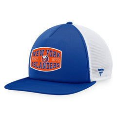 NHL Royal/White New York Islanders Fanatics Foam Front Patch Trucker Snapback Hat