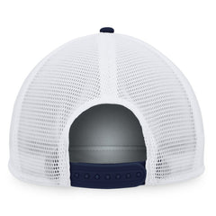 NHL Navy/White St. Louis Blues Fanatics Foam Front Patch Trucker Snapback Hat