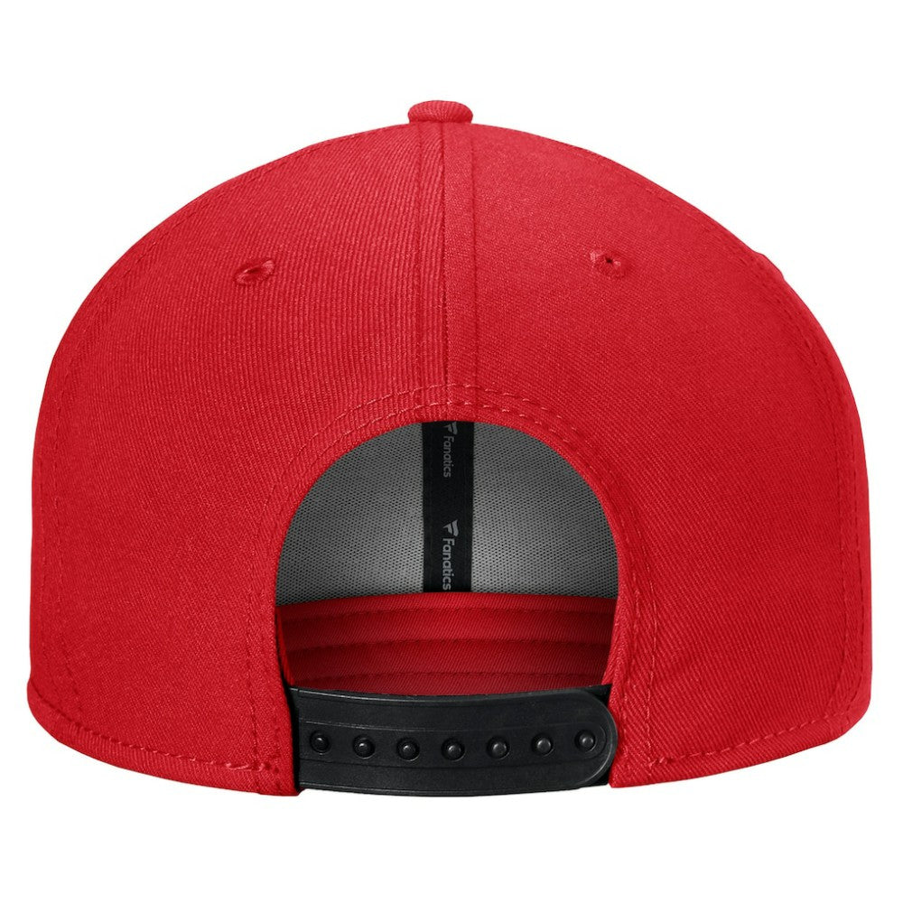 NHL Red Chicago Blackhawks Fanatics Fundamental Adjustable Hat