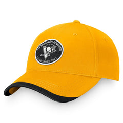 NHL Gold Pittsburgh Penguins Fanatics Fundamental Adjustable Hat