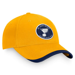 NHL Gold St. Louis Blues Fanatics Fundamental Adjustable Hat