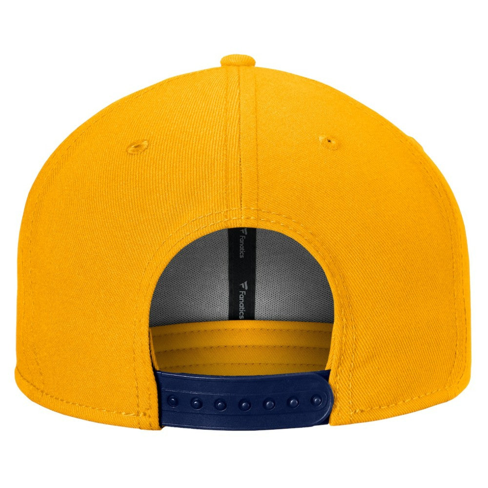 NHL Gold St. Louis Blues Fanatics Fundamental Adjustable Hat