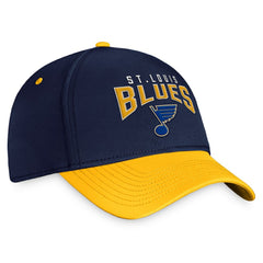 NHL Navy/Gold St. Louis Blues Fanatics Fundamental 2-Tone Flex Hat