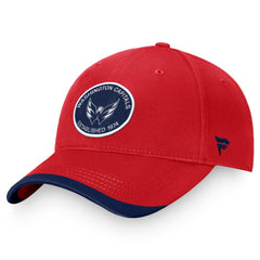 NHL Red Washington Capitals Fanatics Fundamental Adjustable Hat