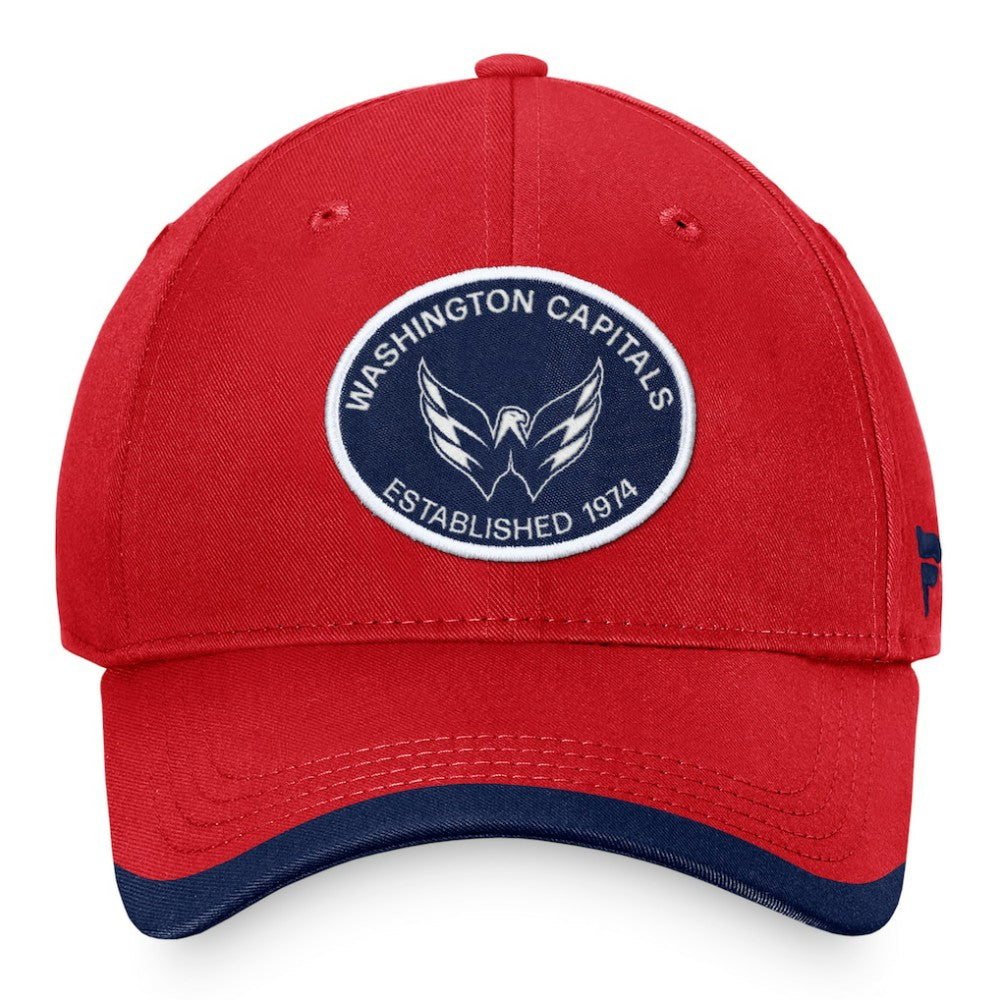 NHL Red Washington Capitals Fanatics Fundamental Adjustable Hat