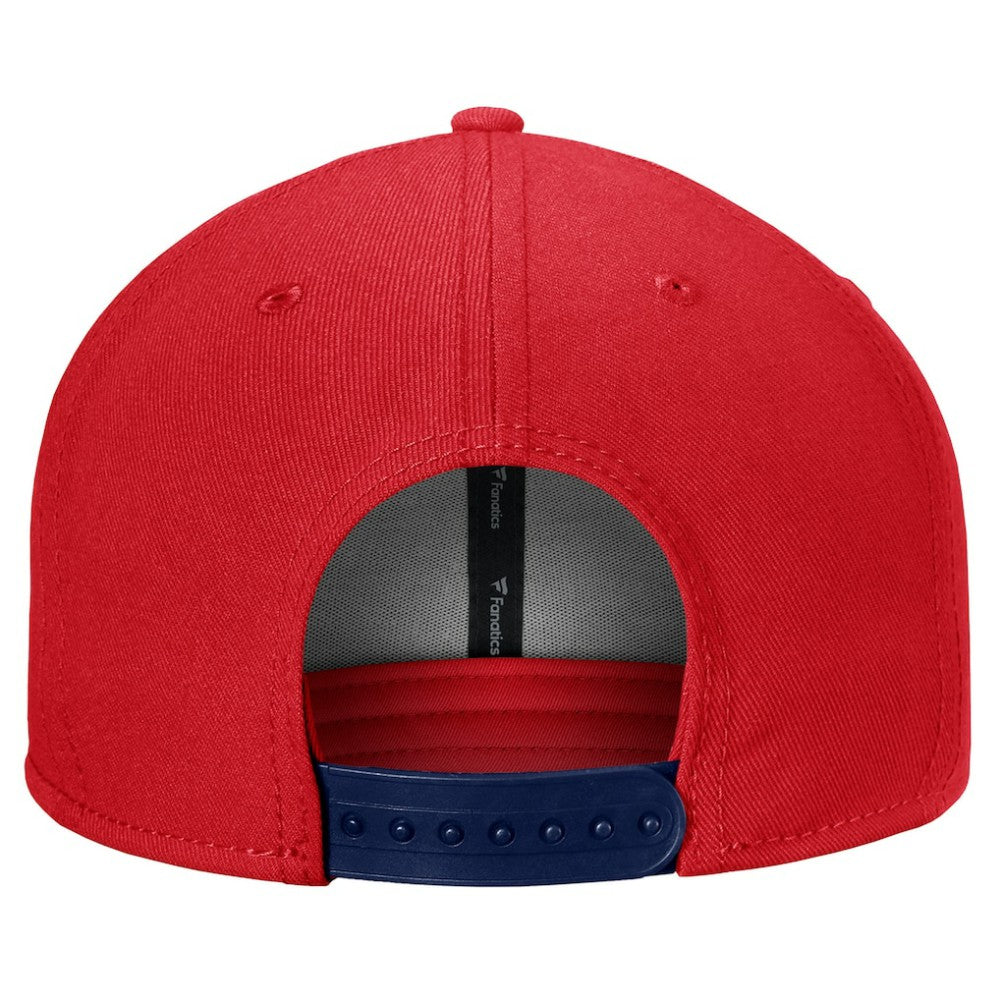 NHL Red Washington Capitals Fanatics Fundamental Adjustable Hat