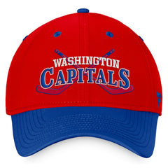 NHL Red/Blue Washington Capitals Fanatics Heritage Vintage Flex Hat