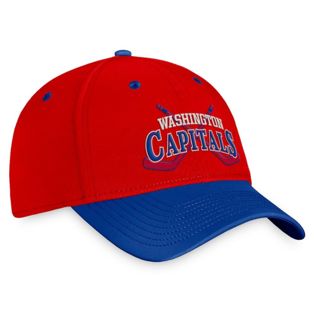 NHL Red/Blue Washington Capitals Fanatics Heritage Vintage Flex Hat