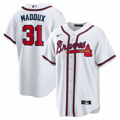 MLB Greg Maddux Atlanta Braves Nike Home Retired Player Replica Jersey