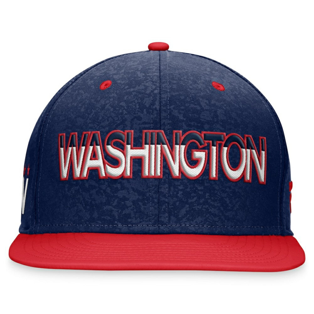 NHL Navy/Red Washington Capitals Fanatics Authentic Pro Alternate Jersey Snapback Hat