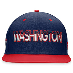 NHL Navy/Red Washington Capitals Fanatics Authentic Pro Alternate Jersey Snapback Hat