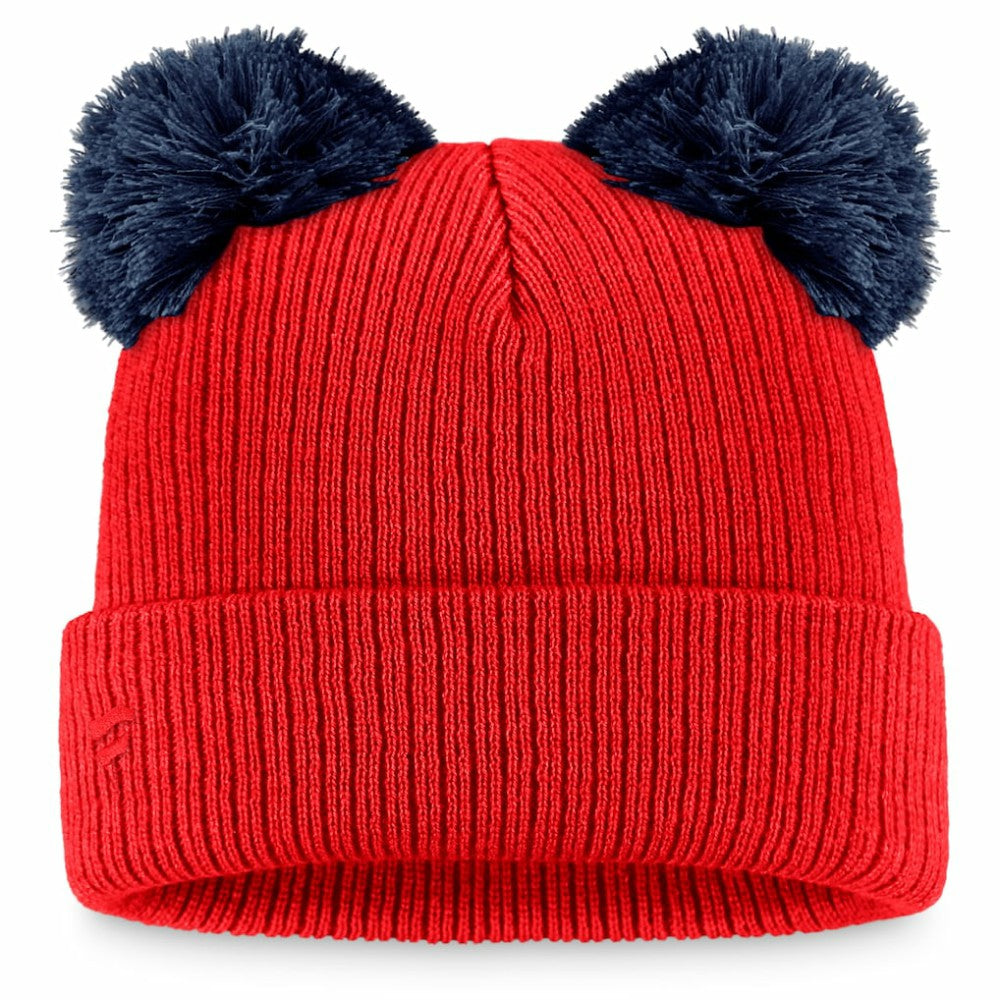 MLB Washington Nationals Fanatics Women's Double Pom Cuffed Knit Hat