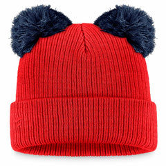MLB Washington Nationals Fanatics Women's Double Pom Cuffed Knit Hat