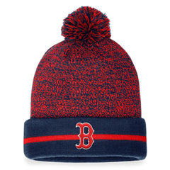 MLB Boston Red Sox Fanatics Space-Dye Cuffed Knit Hat with Pom
