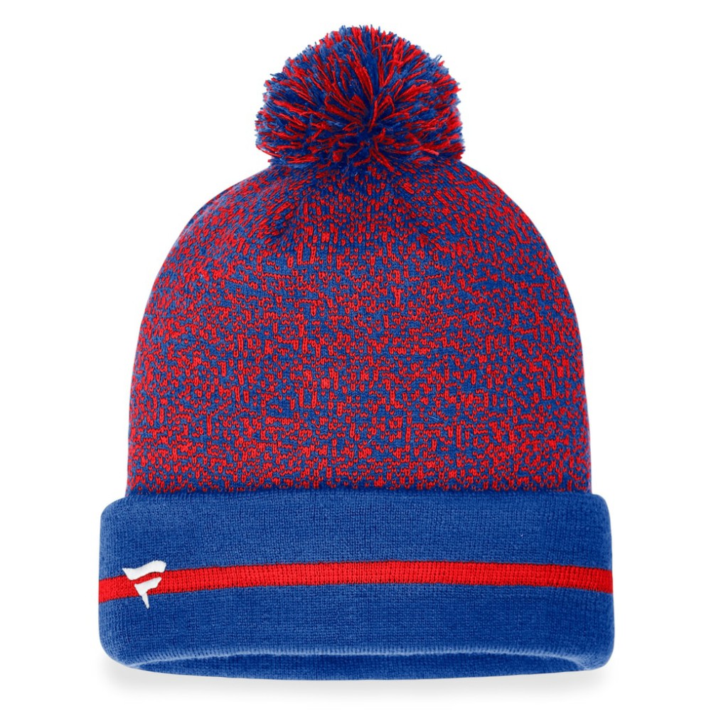 MLB Chicago Cubs Fanatics Space-Dye Cuffed Knit Hat with Pom