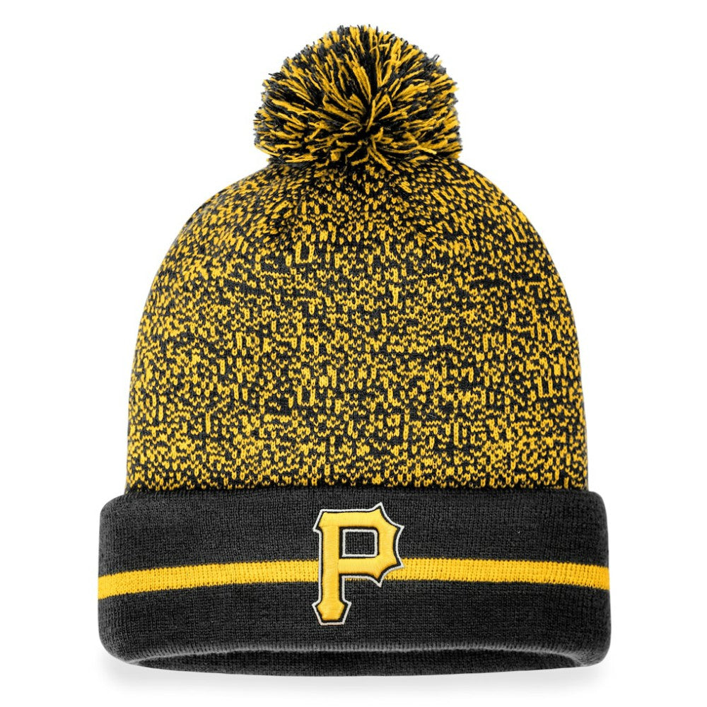 MLB Pittsburgh Pirates Fanatics Space-Dye Cuffed Knit Hat with Pom