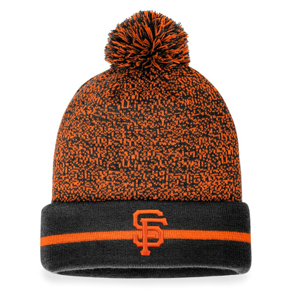 MLB San Francisco Giants Fanatics Space-Dye Cuffed Knit Hat with Pom