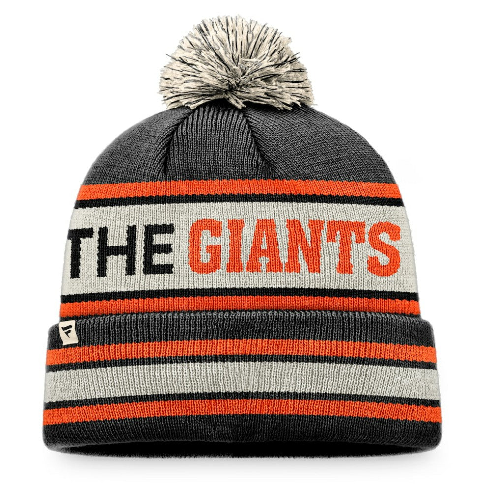 MLB San Francisco Giants Fanatics Hometown Slogan Cuffed Knit Hat with Pom