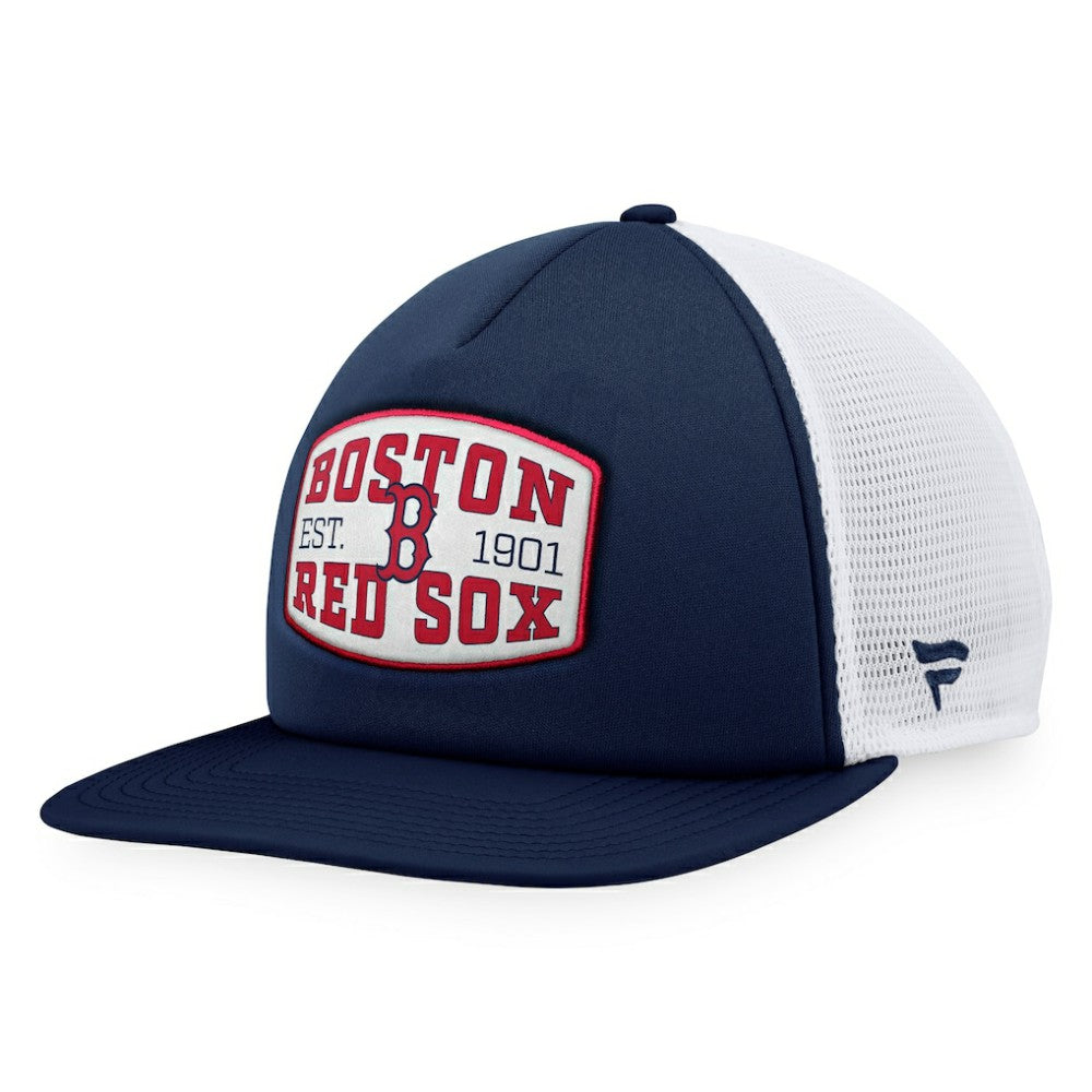 MLB Boston Red Sox Fanatics Foam Front Patch Trucker Snapback Hat