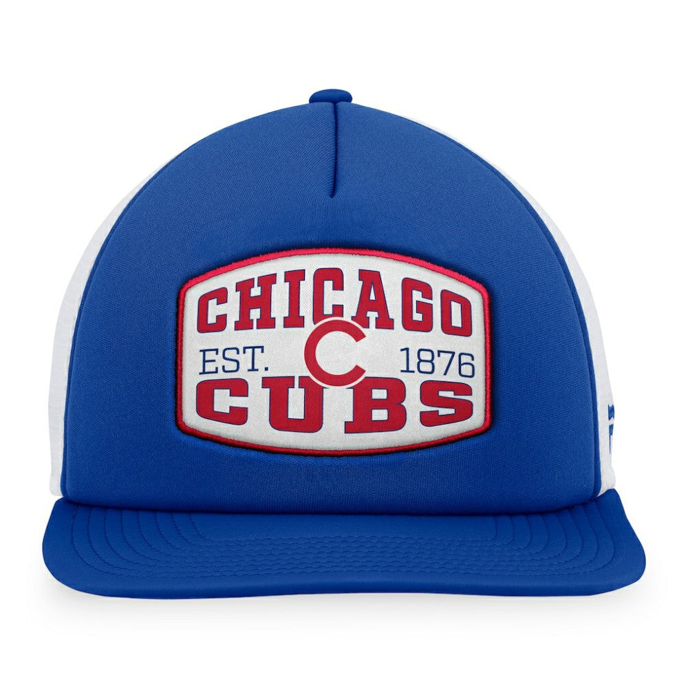 MLB Chicago Cubs Fanatics Foam Front Patch Trucker Snapback Hat